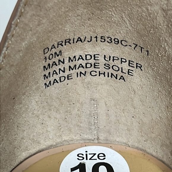 Thalia Sodi Nude Strappy High Heel Pumps Darria Shoes Size 10 Shiny Patent Look - Picture 5 of 14